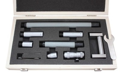 Accusize Industrial Tools 2-20'' Inside Micrometers Set, 0.001'' Increments, ...