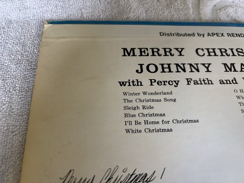 💽 1972 Columbia C10986 Stereo Merry Christmas Johnny Mathis - Picture 8 of 14