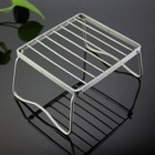 Folding Campfire Grill Stainless Steel Grate Tragbarer Für Draußen Im Freien