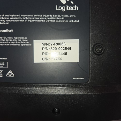 Logitech K350 Wireless Keyboard *WITH DONGLE* Nice Condition - 第 6/11 張圖片