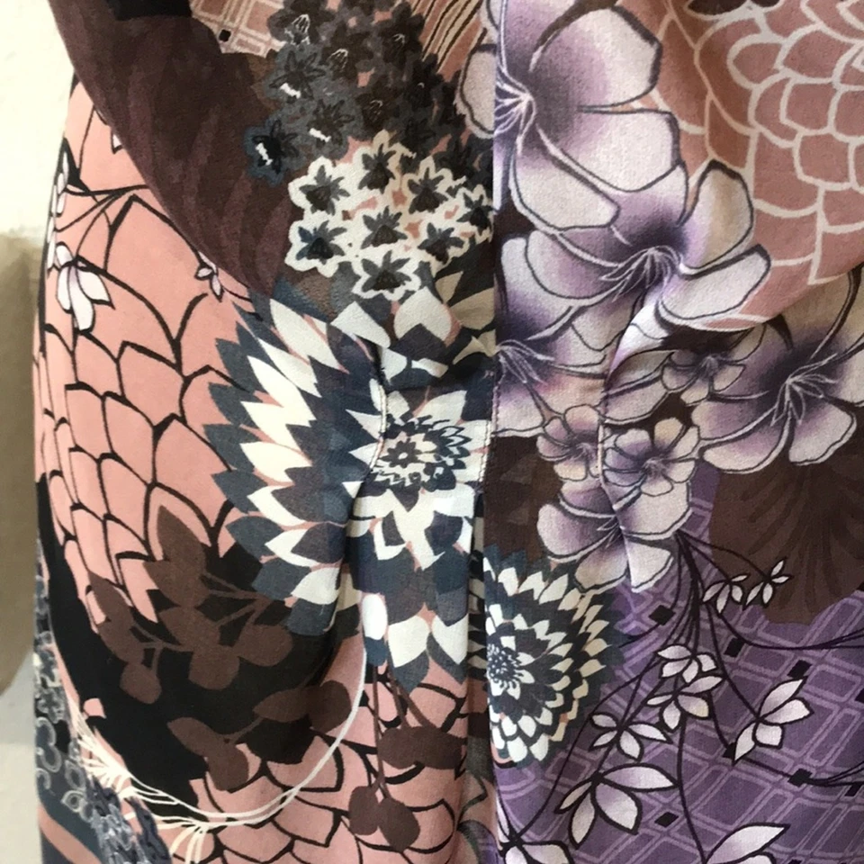 Camisa Top Patrizia Pepe Firenze Natación Encubrimiento Gasa Lujo Exclusiva Talla 40 Foto 3 de 4