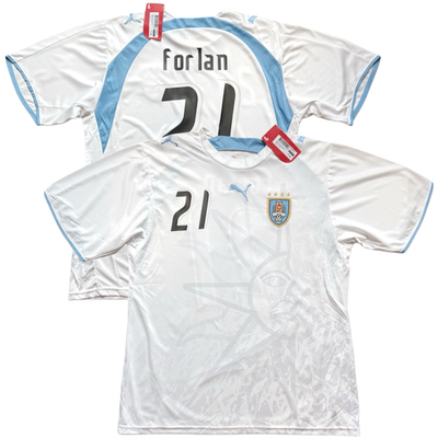 2007 Uruguay Away Jersey #21 Diego Forlan XL Puma Soccer Copa