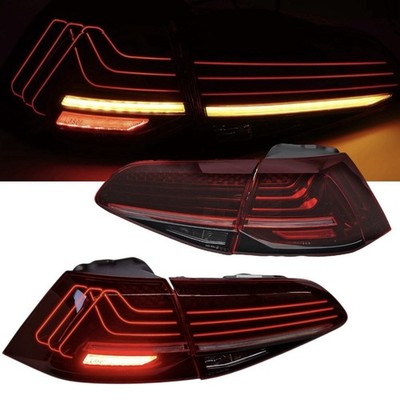 Laser-Line Led Rückleuchten für VW Golf 7 Bj 13-17 Laufblinker rot Heckleuchten