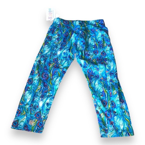 Leggings donna LuLaRoe taglia XS giada atletica Capris Activewear blu pavone NUOVO - Foto 6 di 10