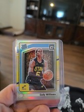 2024-25 Panini Donruss Optic #298 Cody Williams Rated Rookie Silver Prizm [RC]