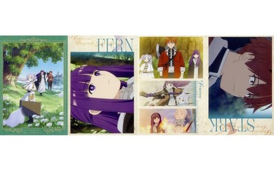 Frieren & Fern & Stark Postcard Set Journey Scene 4-Piece Card Collectible