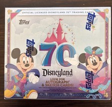 2025 Topps Disneyland 70th Anniversary  Hobby Box New Sealed