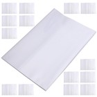 20 Pcs Transparent Book Covers Reusable Thickened Protective PP Material