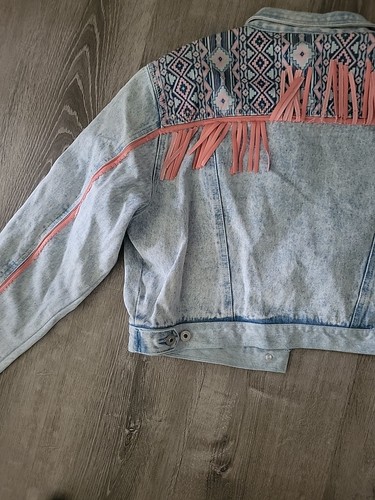 Vtg 90s Woman's Stefano Jean Jacket-See Pictures - Picture 18 of 23