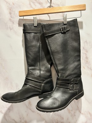 Montana Artisan Crafted Women s Riding Boots Size 8M Leather Upper/Sock Black