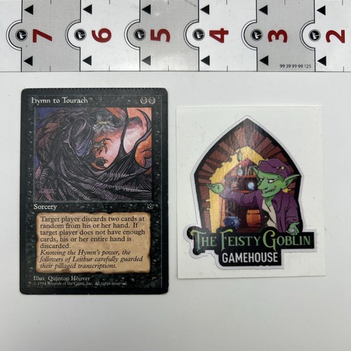 Hymn to Tourach MTG Magic the Gathering Fallen Empires Quinton Hoover Crimped - Picture 1 of 24
