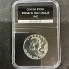 1962 Franklin Half Dollar 90% Silver Genuine Proof