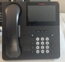 Téléphone VoIP Avaya 9641G – Filaire Noir, Haut-parleur, Neuf Sous Emballage