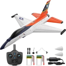 F-16 Style RC Airplane (X-62A Vista), 4-Channel Remote Control Jet with 6-axi...