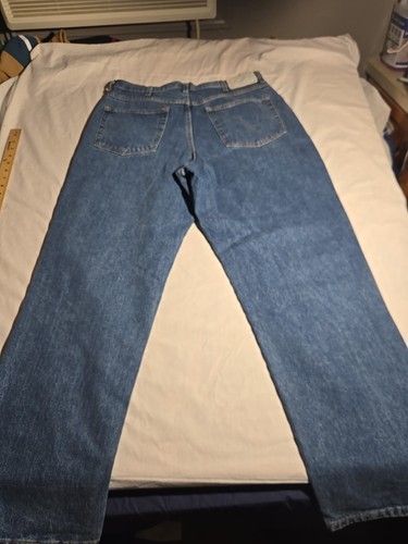 Vintage REDHEAD MENS 36 x 32 BLUE DENIM JEANS DARK WASH - Picture 8 of 10