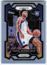 2023-24 Panini Prizm Prizms Silver Trayce Jackson-Davis Rookie #148 Warriors RC