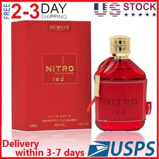 USA Ship - NITRO RED - Eau De Parfum - Luxury Perfume for Men 100ML
