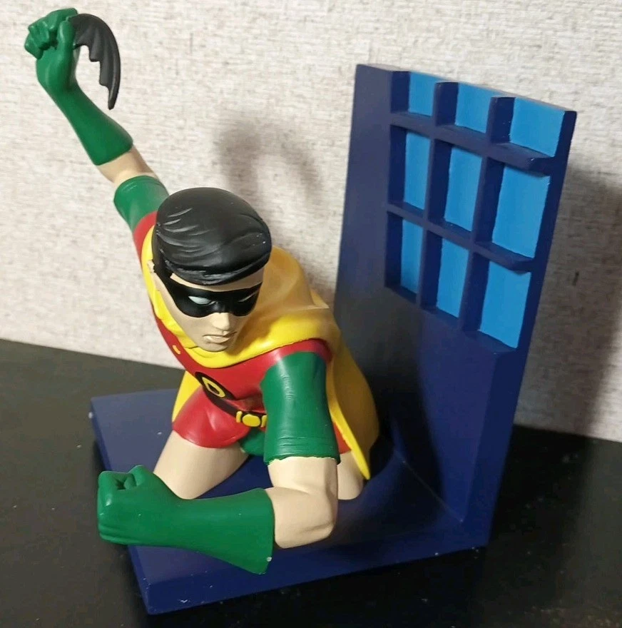 Sujetalibros Warner Brothers Store Classic Batman & Robin 1999 Nueva Caja Abierta Foto 3 de 4