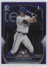 2023 Bowman Draft Chrome Purple Refractor 29/250 Jace Bohrofen #BDC-173 08jk
