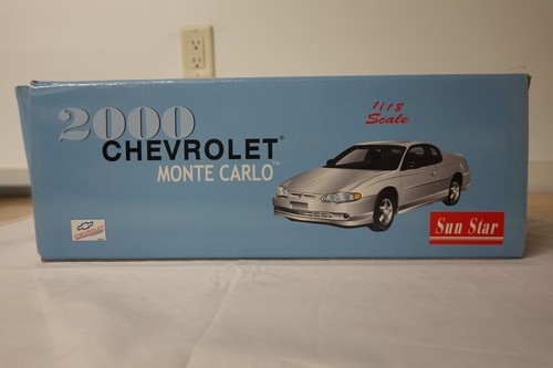 Sun Star 1980 Sliver 2000 Chevrolet Monte Carlo SS Classic Models 1:18 Scale - Picture 8 of 10