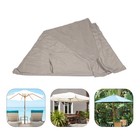 Outdoor Parasol Cover Half Umbrella Fabric Replacement Sunshade Canopy