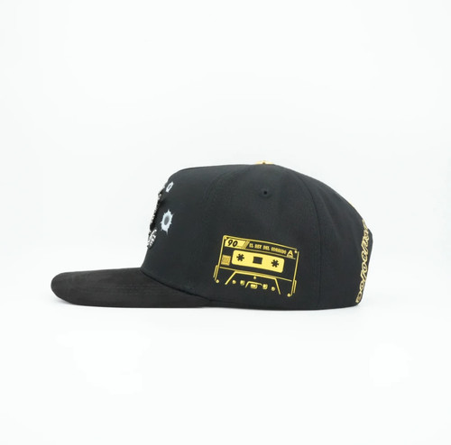 BIGG Boss Chalino Sanchez Skeleton Black Cap Contti Hats Snapback Hat - Picture 3 of 8