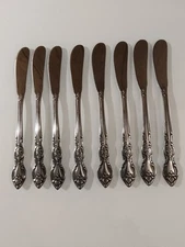 Set Of Eight Imperial IM14 Stainless Steel Butter Knives Spreaders