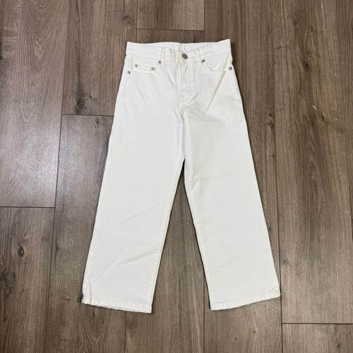 Crewcuts Slim Wide Leg Denim Casual Jeans US Girl's 8 New - Picture 2 of 6