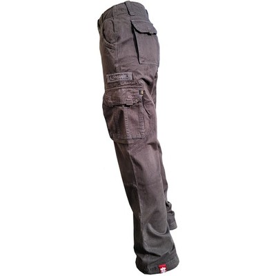 Alpha Industries Jet Pant Baggy Cargo Stoff-Hose Jogger Greyblack Herren