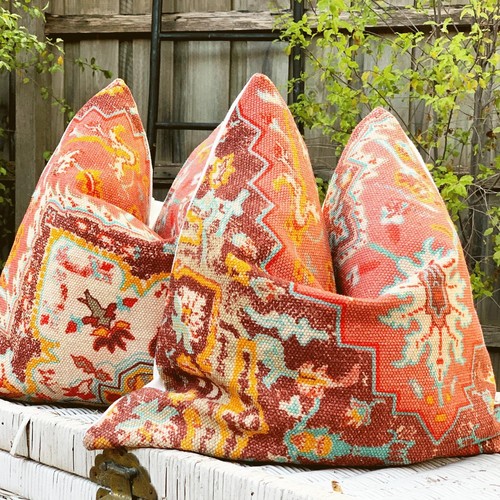 Moroccan Cushion Cover - Geometric Kilim - Picture 2 of 5