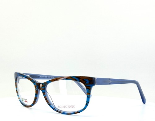 ROMEO GIGLI RG77019 B Blau Braun Damen Semi Cat Eye Brille 53-15-135 B:37 - Bild 10 von 13