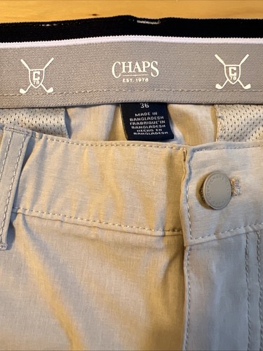 Chaps Herren Golfshorts Grau Stretch Gr. 36 - Bild 4 von 4