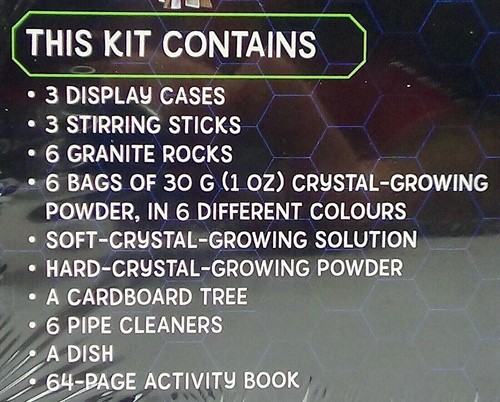 Crystal Growing Kit Hinkler Childrens Kids Science Educational Gift Present STEM - Picture 4 of 9