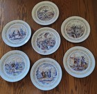 Henri D'Arceaul-Limoges Lafayette Museum Plates Danbury Mint Set of 7