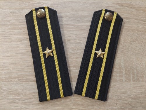 Soviet military Epaulets Navy Captain Submarine. USSR Original.