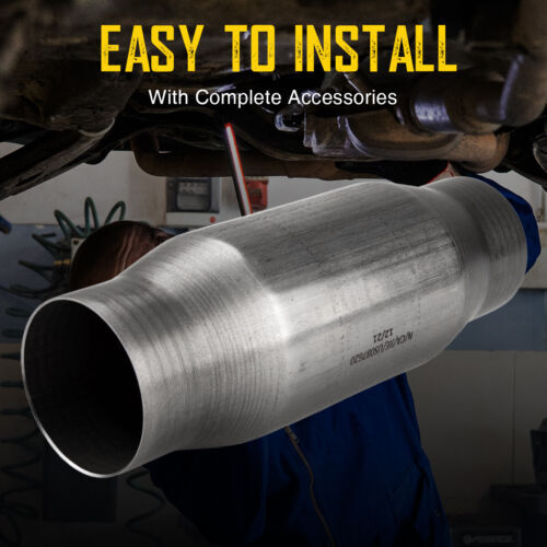 2x EPA 3" Universal Fit Convertidor Catalítico Colector de Escape 2.5L Límite Motor - Imagen 5 de 11