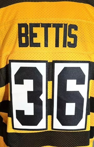 Pittsburgh Steelers #36 Jerome Bettis, Bumble Bee Trikot Größe XL Rugby Style