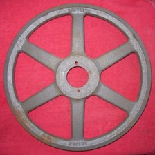 NOS BROWNING AK109H CAST IRON BELT PULLY 10.75"OD, PITCH DIAMETER "A" BELT 10.5"
