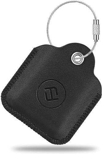 Genuine Leather Case for Samsung Galaxy SmartTag Anti-Scratch Protective Cover - Picture 9 of 14