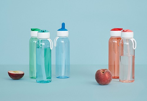 Mepal CAMPUS Wasserflasche Flip-Up 500 ml Trinkhalm spülmaschinengeeignet - Bild 3 von 16