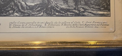 Engraving by Giovanni Battista Piranesi entitled "Veduta dell' Arco di Tito" - Picture 9 of 10