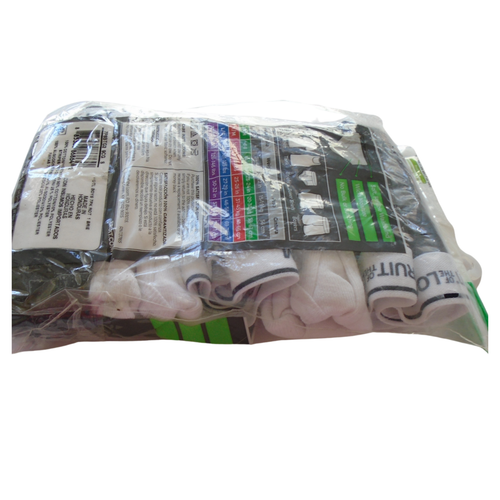 Fruit of The Loom Boys Briefs Size SM 6-8 Pack of 5 White Black Grey - Picture 2 of 3