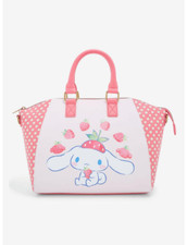 Loungefly Sanrio Hello Kitty  Friends Cinnamoroll Strawberries Satchel Bag