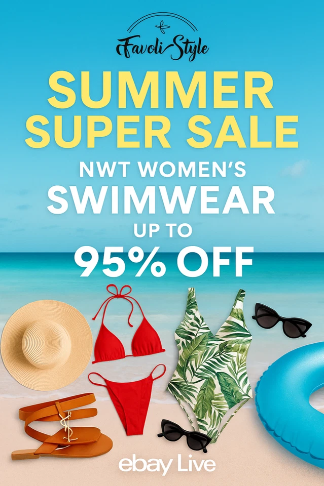🌞 95%-OFF Summer Swim Blowout – NWT Women’s Suits LIVE!