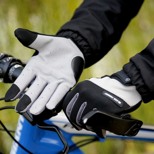 Antirutsch Fahrradhandschuhe Touchscreen Atmungsaktiv Handschuhe für BMX ATV MTB Reiten - Bild 19 von 30