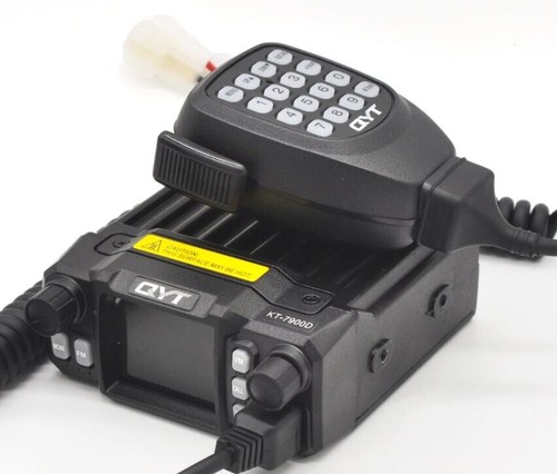 Mini radio de coche walkie talkie QYT KT-7900D 25W banda cuádruple 144/220/350/440 MHz - Imagen 3 de 8