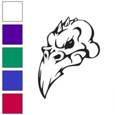 Monster Bird Skull, Vinyl Decal Sticker, Multiple Colors Sizes 1044
