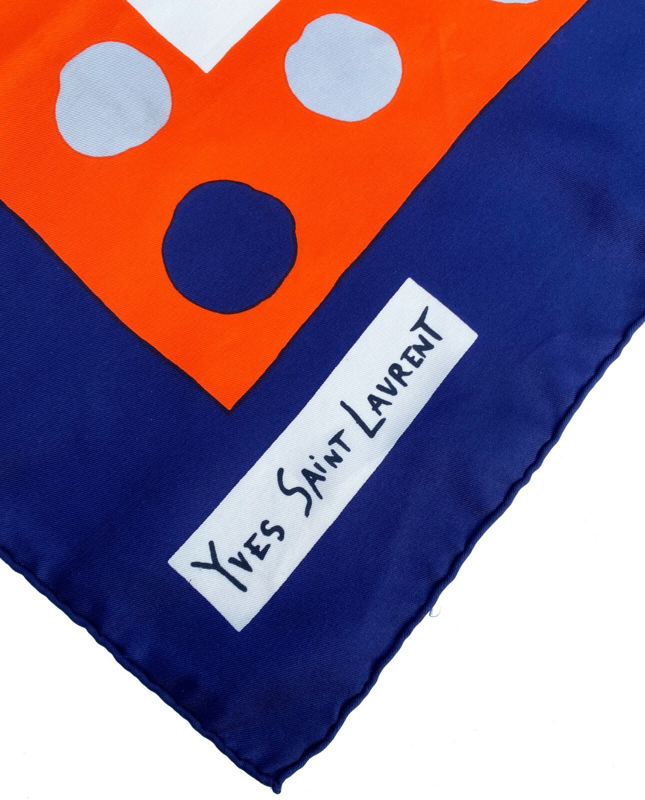 Classic Yves Saint Laurent Silk Scarf from the 19… - image 5