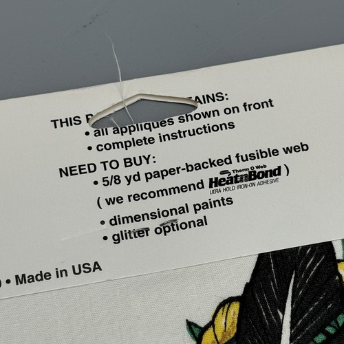 De Colección Daisy Kingdom Sin Coser Tela Apliques 6981 Buckaroo Navidad Nuevo de Lote Antiguo Corona Bota - Imagen 8 de 9