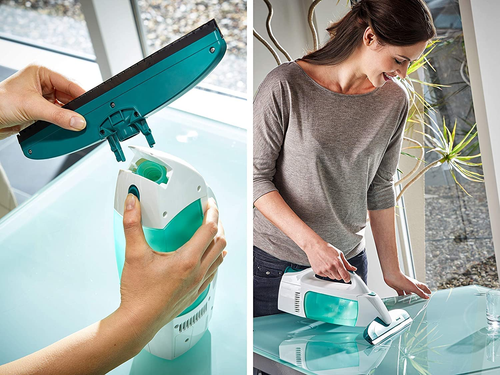 Leifheit Fenstersauger Set Dry & Clean Mit Stiel & Einwascher Und Zweiter Düse F - Bild 5 von 12